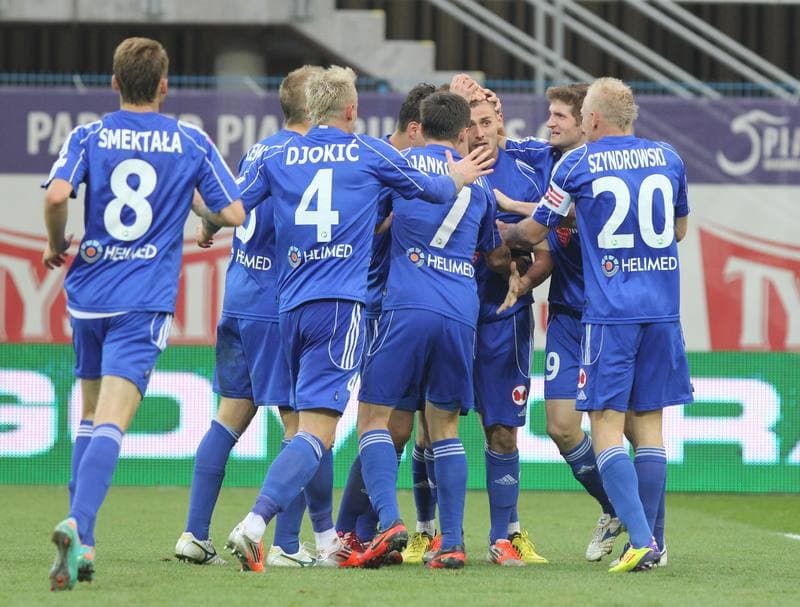 Football. T-Mobile Ekstraklasa. Piast Gliwice - Ruch Chorzow. 03.11.2012