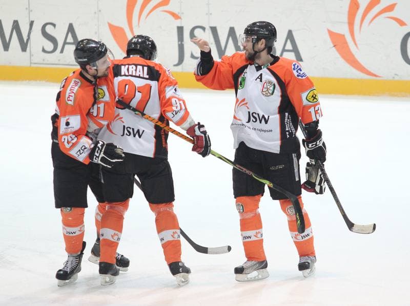 Ice Hockey. Polska Liga Hokejowa. JKH GKS Jastrzebie - GKS Tychy. 09.03.2013