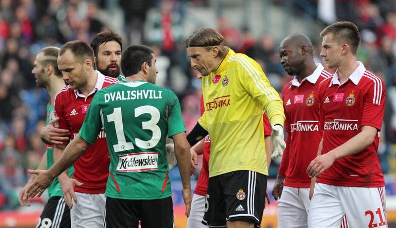 Football. T-mobile Ekstraklasa. Wisla Krakow - Legia Warsaw. 13.04.2013