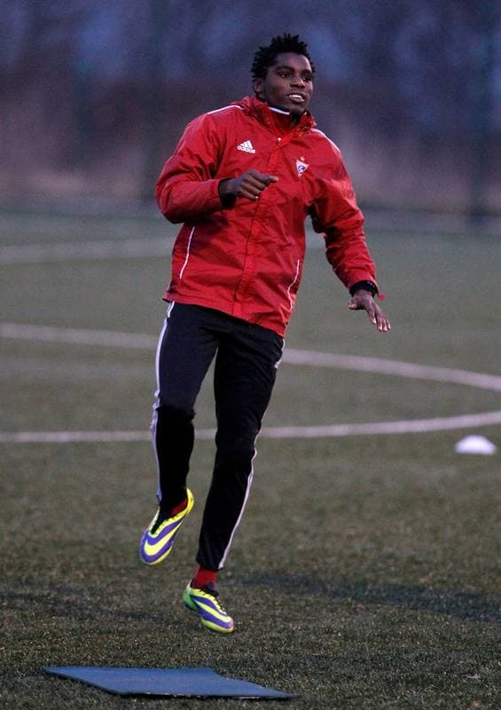 Football. Gornik Zabrze. Training. 08.01.2014