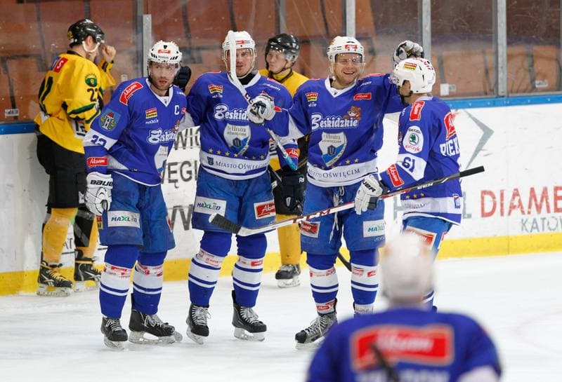 Ice Hockey. Polska Hokej Liga. HC GKS Katowice - Aksam Unia Oswiecim. 10.01.2014