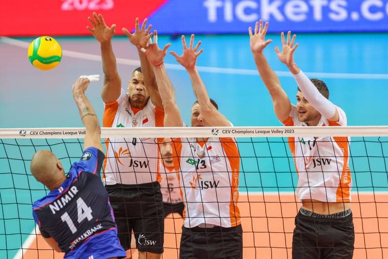 Volleyball. CEV Champions League. Jastrzebski Wegiel - Halbank Ankara. 04.05.2023