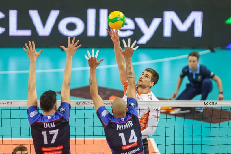 Volleyball. CEV Champions League. Jastrzebski Wegiel - Halbank Ankara. 04.05.2023