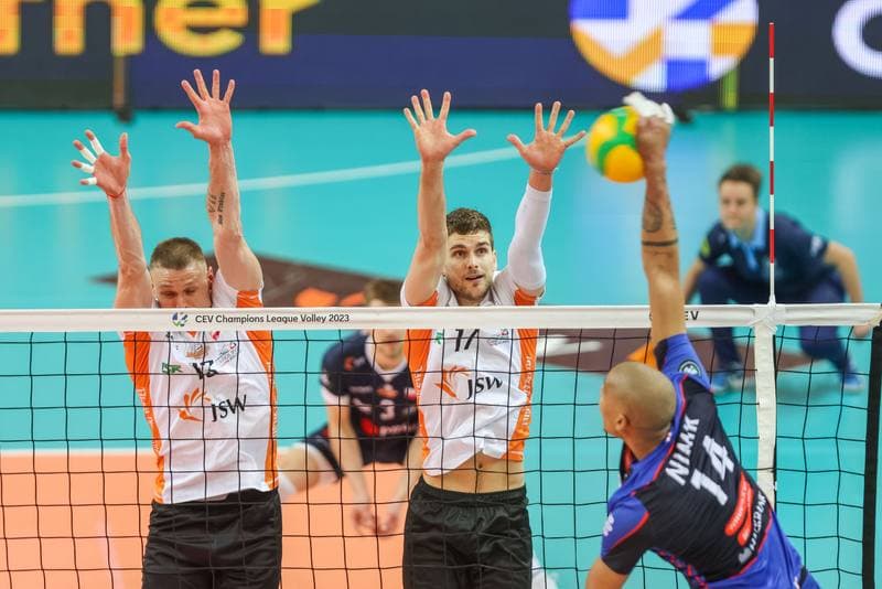 Volleyball. CEV Champions League. Jastrzebski Wegiel - Halbank Ankara. 04.05.2023