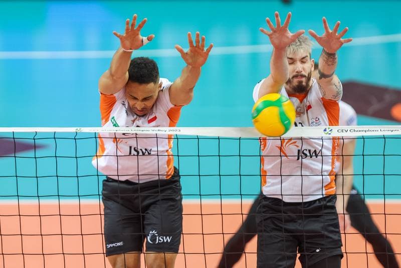 Volleyball. CEV Champions League. Jastrzebski Wegiel - Halbank Ankara. 04.05.2023