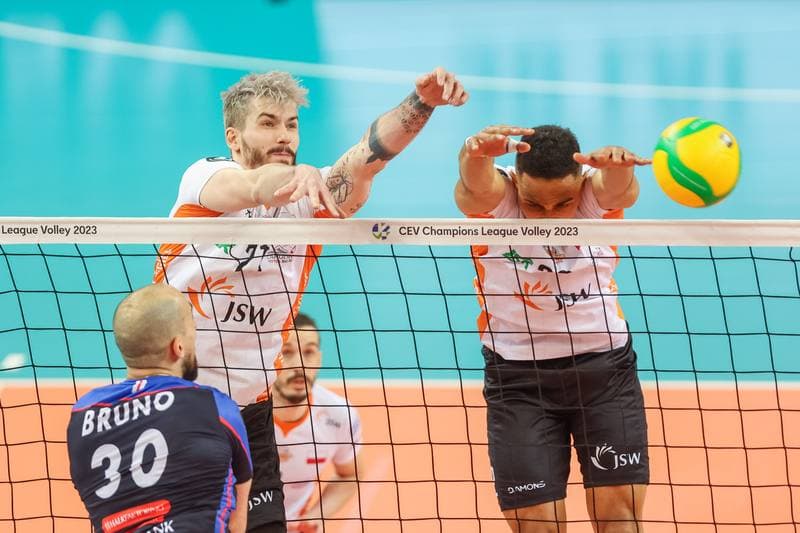 Volleyball. CEV Champions League. Jastrzebski Wegiel - Halbank Ankara. 04.05.2023