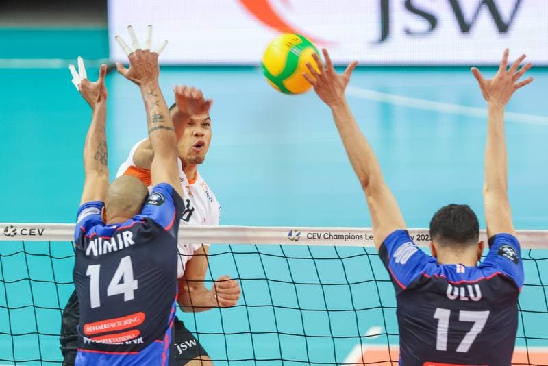 Volleyball. CEV Champions League. Jastrzebski Wegiel - Halbank Ankara. 04.05.2023