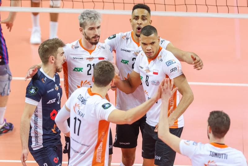 Volleyball. CEV Champions League. Jastrzebski Wegiel - Halbank Ankara. 04.05.2023