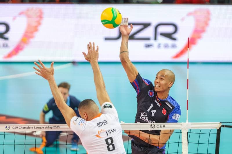 Volleyball. CEV Champions League. Jastrzebski Wegiel - Halbank Ankara. 04.05.2023