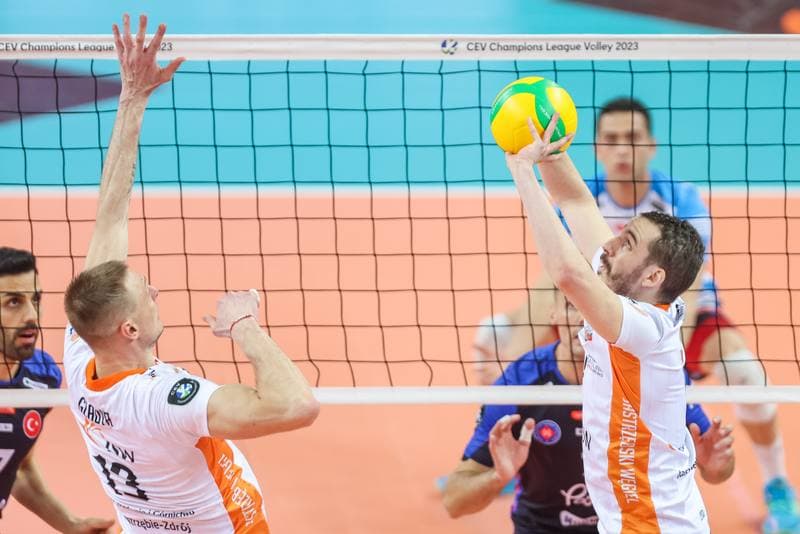 Volleyball. CEV Champions League. Jastrzebski Wegiel - Halbank Ankara. 04.05.2023