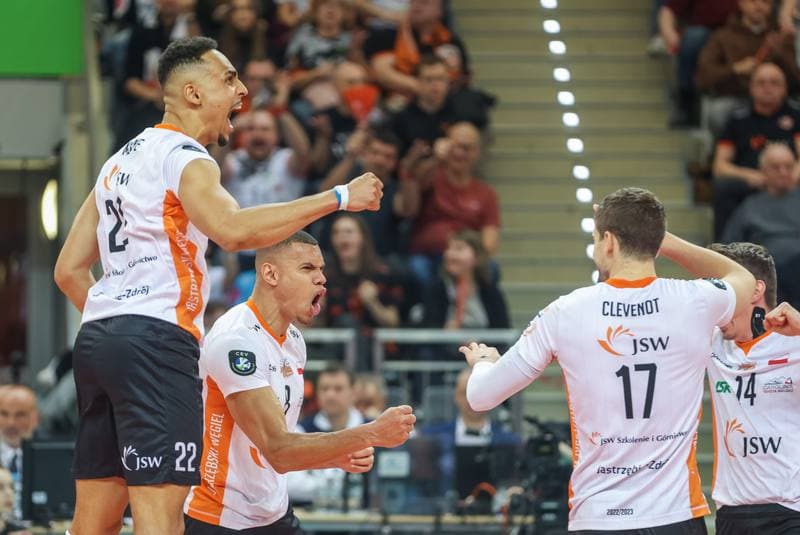 Volleyball. CEV Champions League. Jastrzebski Wegiel - Halbank Ankara. 04.05.2023