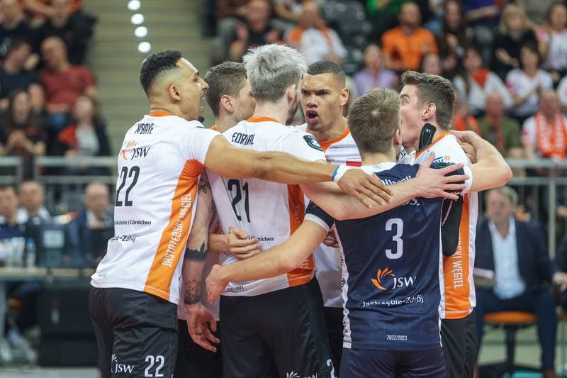 Volleyball. CEV Champions League. Jastrzebski Wegiel - Halbank Ankara. 04.05.2023