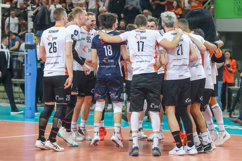 Volleyball. CEV Champions League. Jastrzebski Wegiel - Halbank Ankara. 04.05.2023