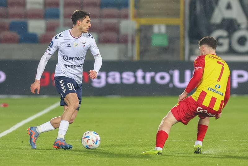 Football. PKO BP Ekstraklasa. Gornik Zabrze - Korona Kielce. 06.04.2023