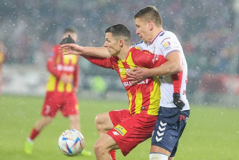 Football. PKO BP Ekstraklasa. Gornik Zabrze - Korona Kielce. 06.04.2023