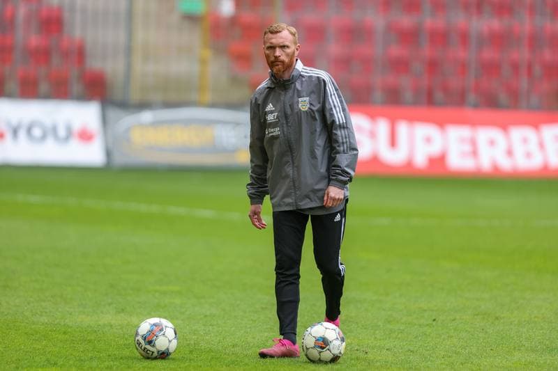 Football. Fortuna I Liga. GKS Tychy - Arka Gdynia. 08.04.2023