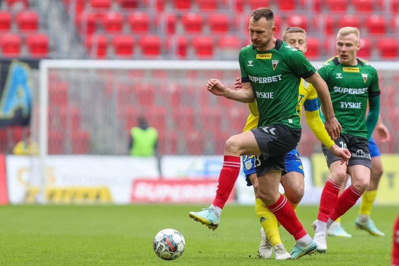 Football. Fortuna I Liga. GKS Tychy - Arka Gdynia. 08.04.2023
