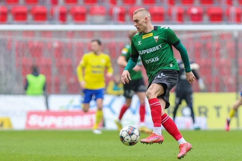 Football. Fortuna I Liga. GKS Tychy - Arka Gdynia. 08.04.2023