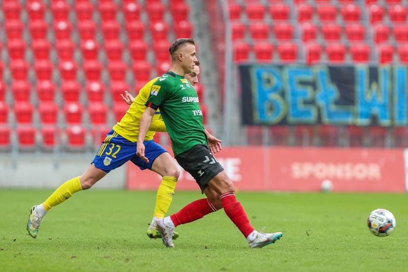 Football. Fortuna I Liga. GKS Tychy - Arka Gdynia. 08.04.2023