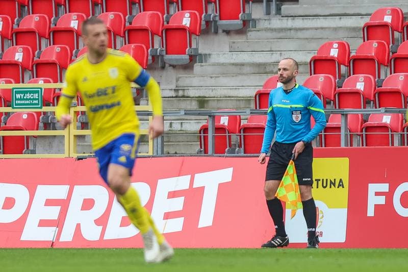 Football. Fortuna I Liga. GKS Tychy - Arka Gdynia. 08.04.2023