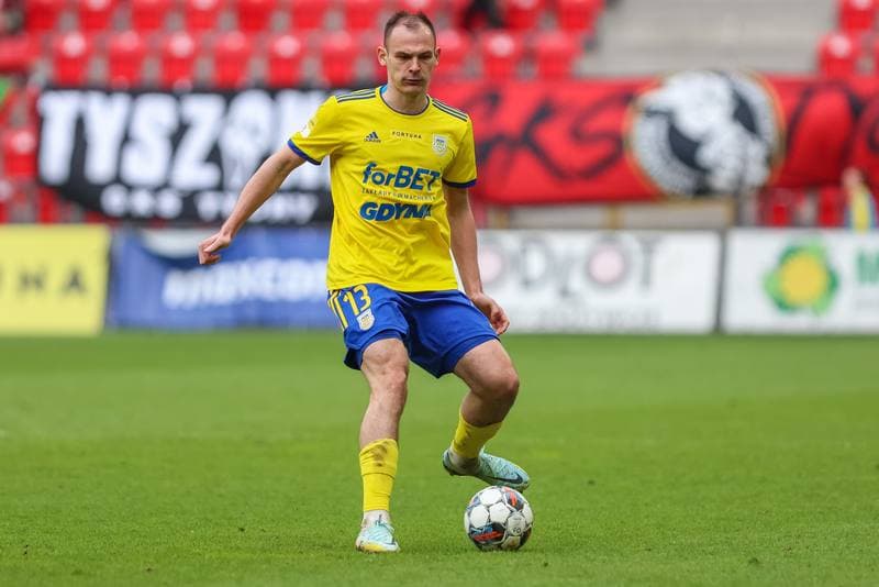 Football. Fortuna I Liga. GKS Tychy - Arka Gdynia. 08.04.2023
