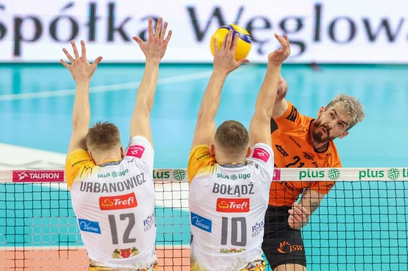 Volleyball. PlusLiga. Jastrzebski Wegiel - Trefl Gdansk. 09.04.2023