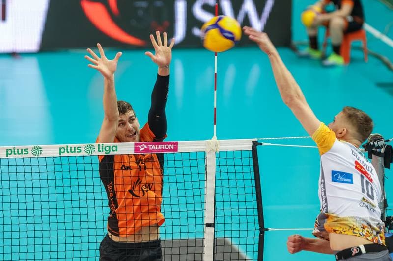Volleyball. PlusLiga. Jastrzebski Wegiel - Trefl Gdansk. 09.04.2023