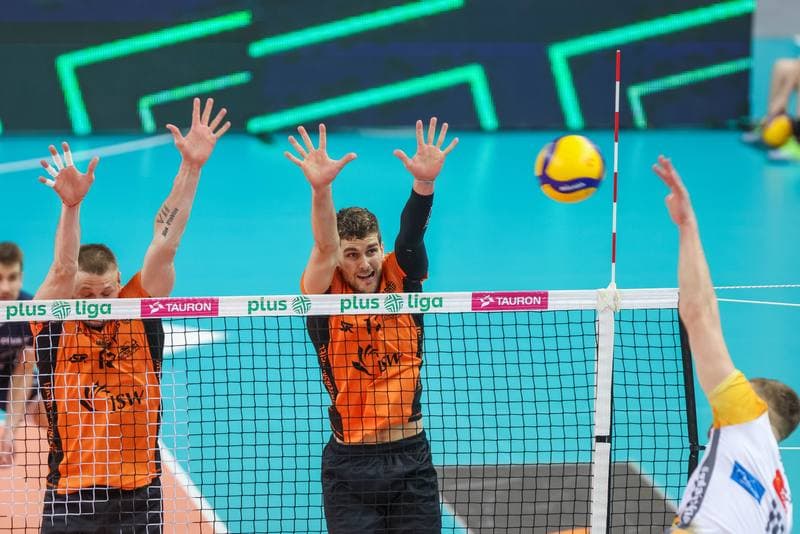 Volleyball. PlusLiga. Jastrzebski Wegiel - Trefl Gdansk. 09.04.2023
