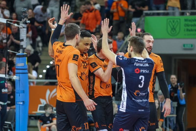 Volleyball. PlusLiga. Jastrzebski Wegiel - Trefl Gdansk. 09.04.2023