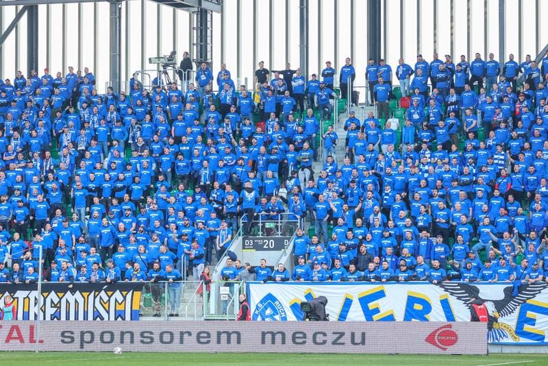 Football. Fortuna I Liga. Zaglebie Sosnowiec - Ruch Chorzow. 15.04.2023