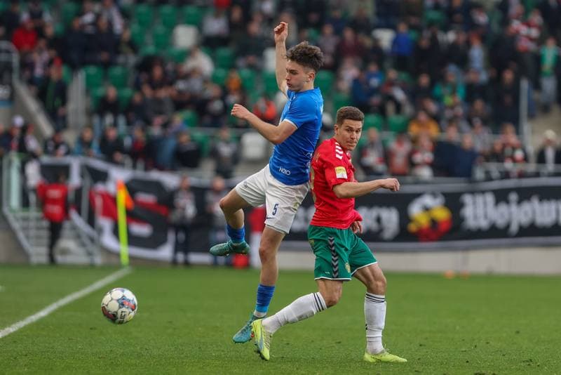 Football. Fortuna I Liga. Zaglebie Sosnowiec - Ruch Chorzow. 15.04.2023