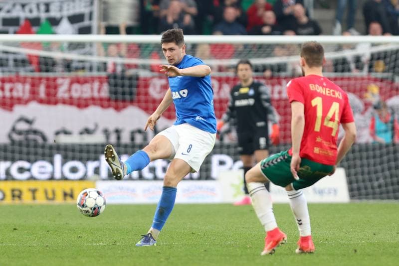Football. Fortuna I Liga. Zaglebie Sosnowiec - Ruch Chorzow. 15.04.2023