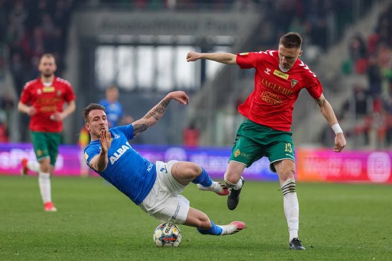 Football. Fortuna I Liga. Zaglebie Sosnowiec - Ruch Chorzow. 15.04.2023