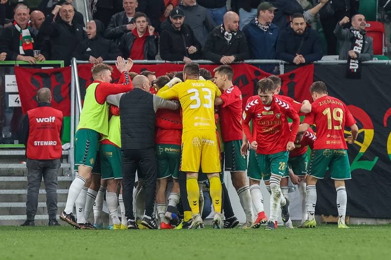 Football. Fortuna I Liga. Zaglebie Sosnowiec - Ruch Chorzow. 15.04.2023