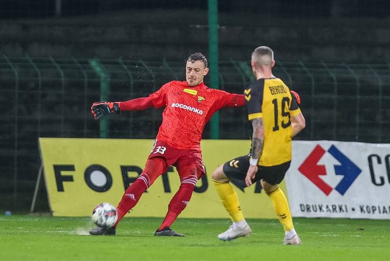 Football. Fortuna I Liga. GKS Katowice - Gornik Leczna. 15.04.2023