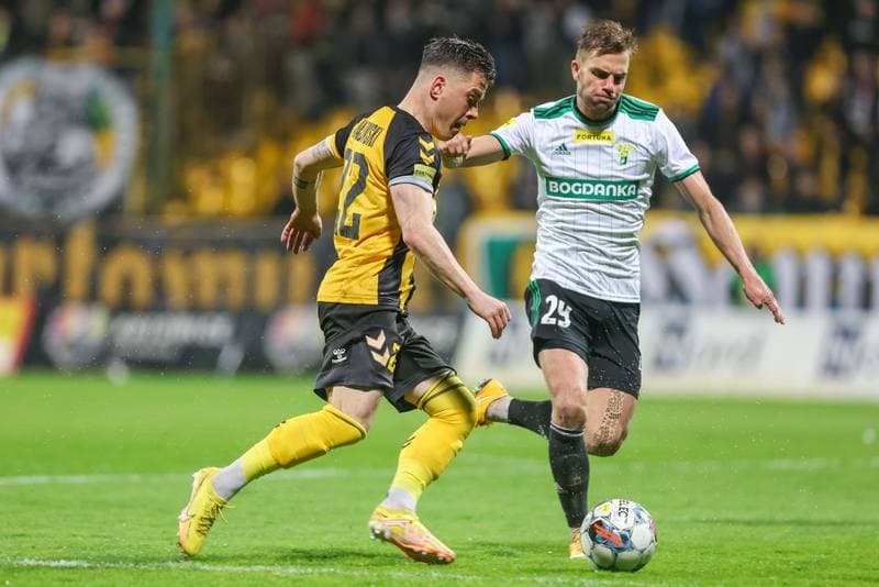 Football. Fortuna I Liga. GKS Katowice - Gornik Leczna. 15.04.2023