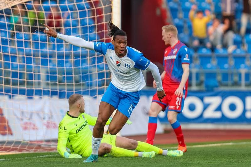 Football. Fortuna:Liga. Banik Ostrava - Viktoria Plzen. 16.04.2023