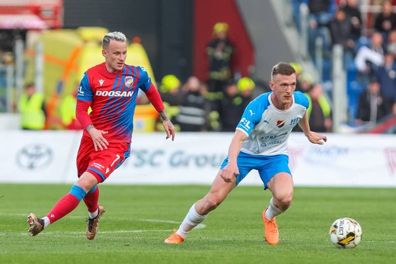 Football. Fortuna:Liga. Banik Ostrava - Viktoria Plzen. 16.04.2023