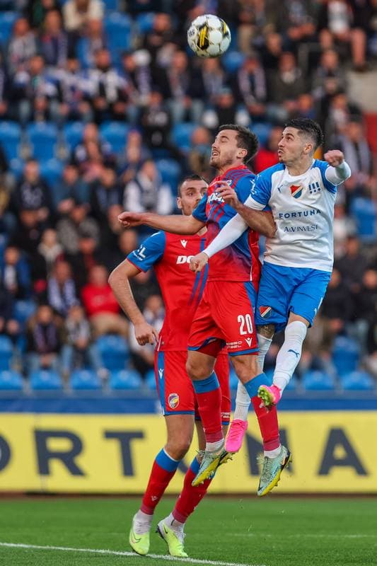 Football. Fortuna:Liga. Banik Ostrava - Viktoria Plzen. 16.04.2023