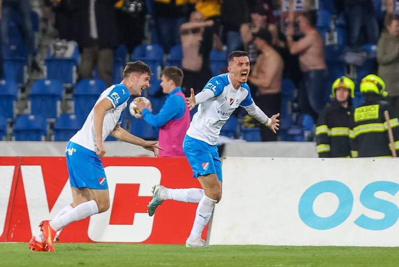 Football. Fortuna:Liga. Banik Ostrava - Viktoria Plzen. 16.04.2023