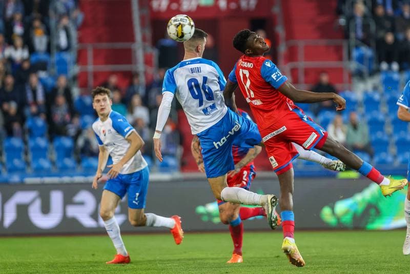 Football. Fortuna:Liga. Banik Ostrava - Viktoria Plzen. 16.04.2023