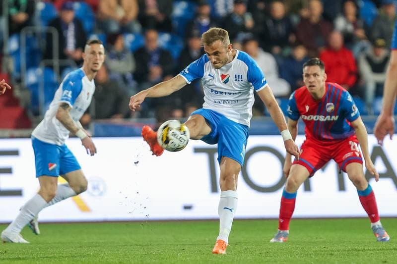 Football. Fortuna:Liga. Banik Ostrava - Viktoria Plzen. 16.04.2023