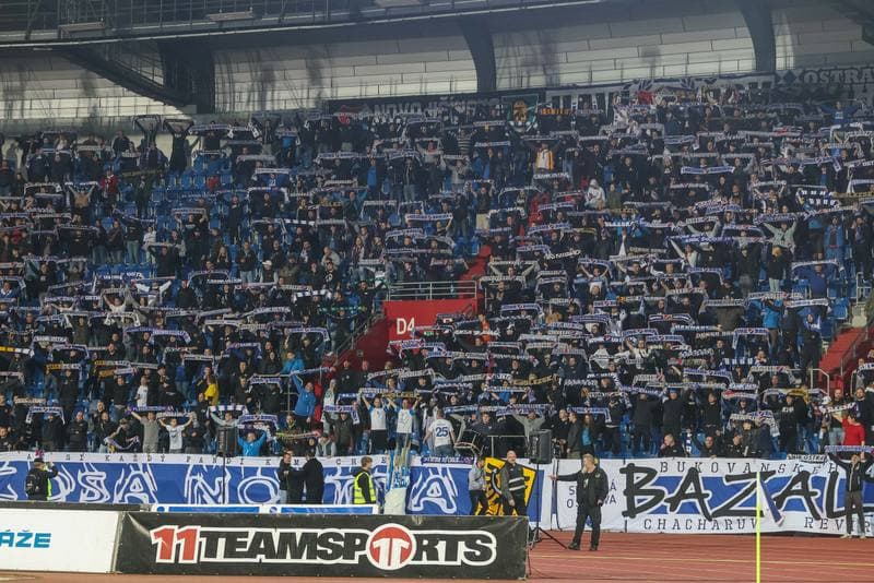 Football. Fortuna:Liga. Banik Ostrava - Viktoria Plzen. 16.04.2023