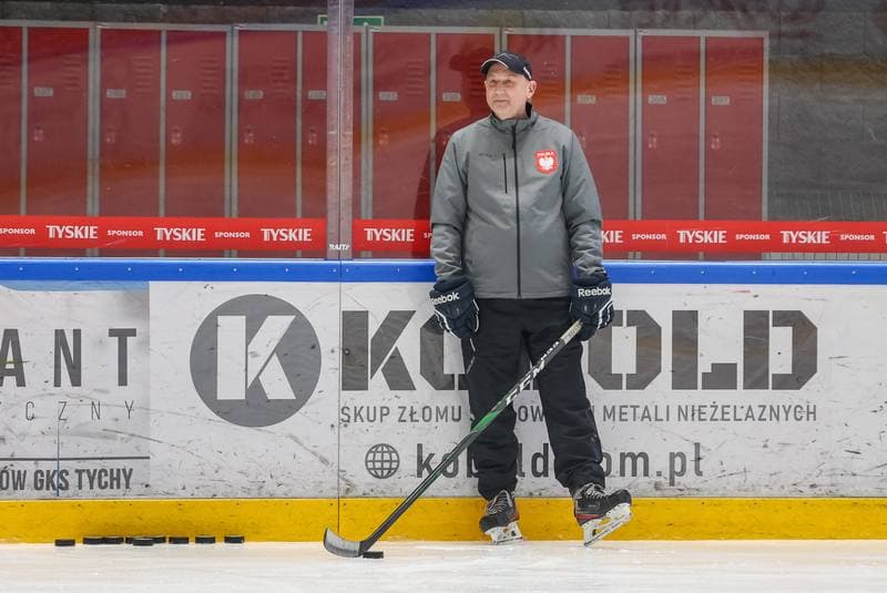 Ice Hockey. Poland national team. Training. 17.04.2023