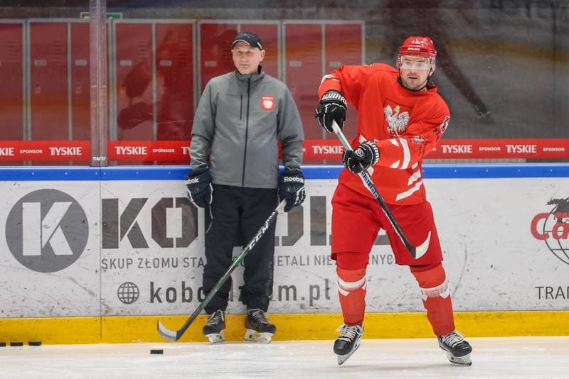 Ice Hockey. Poland national team. Training. 17.04.2023