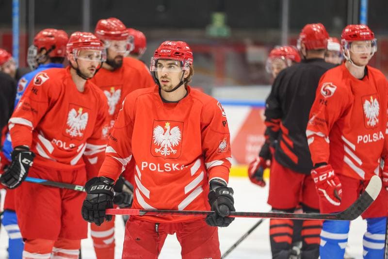 Ice Hockey. Poland national team. Training. 17.04.2023