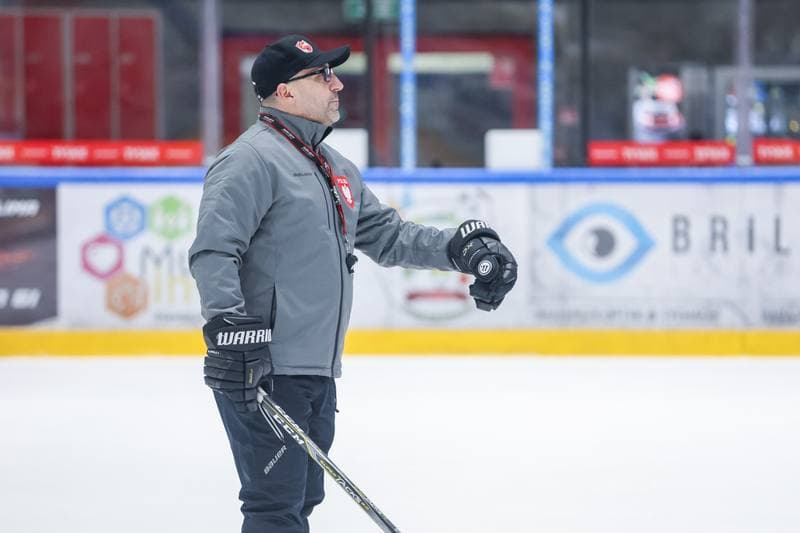 Ice Hockey. Poland national team. Training. 17.04.2023