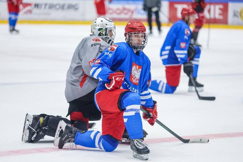 Ice Hockey. Poland national team. Training. 17.04.2023