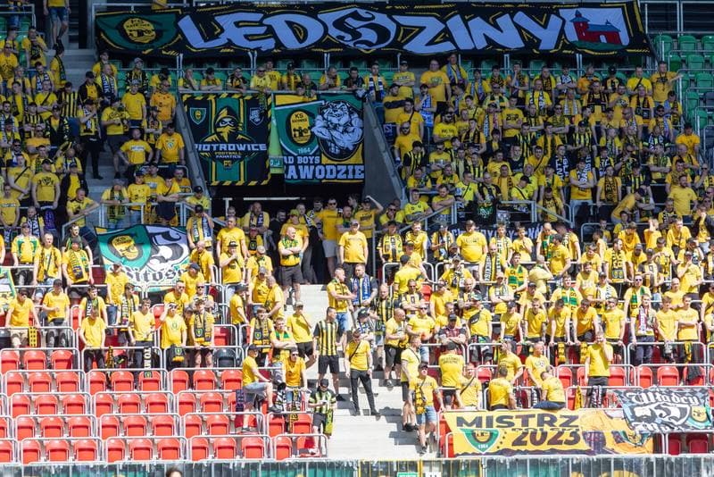 Football. Fortuna I Liga. GKS Tychy - GKS Katowice. 23.04.2023