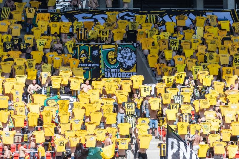 Football. Fortuna I Liga. GKS Tychy - GKS Katowice. 23.04.2023